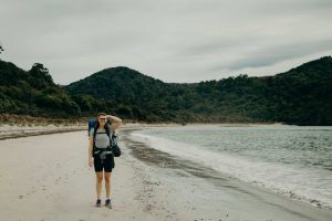 At VSA we support work-life balance - Our head nurse Sarah using her time off to trek along one of NZ beautiful beach reserves. Move your vet career to VSA and you too could enjoy down time like this!